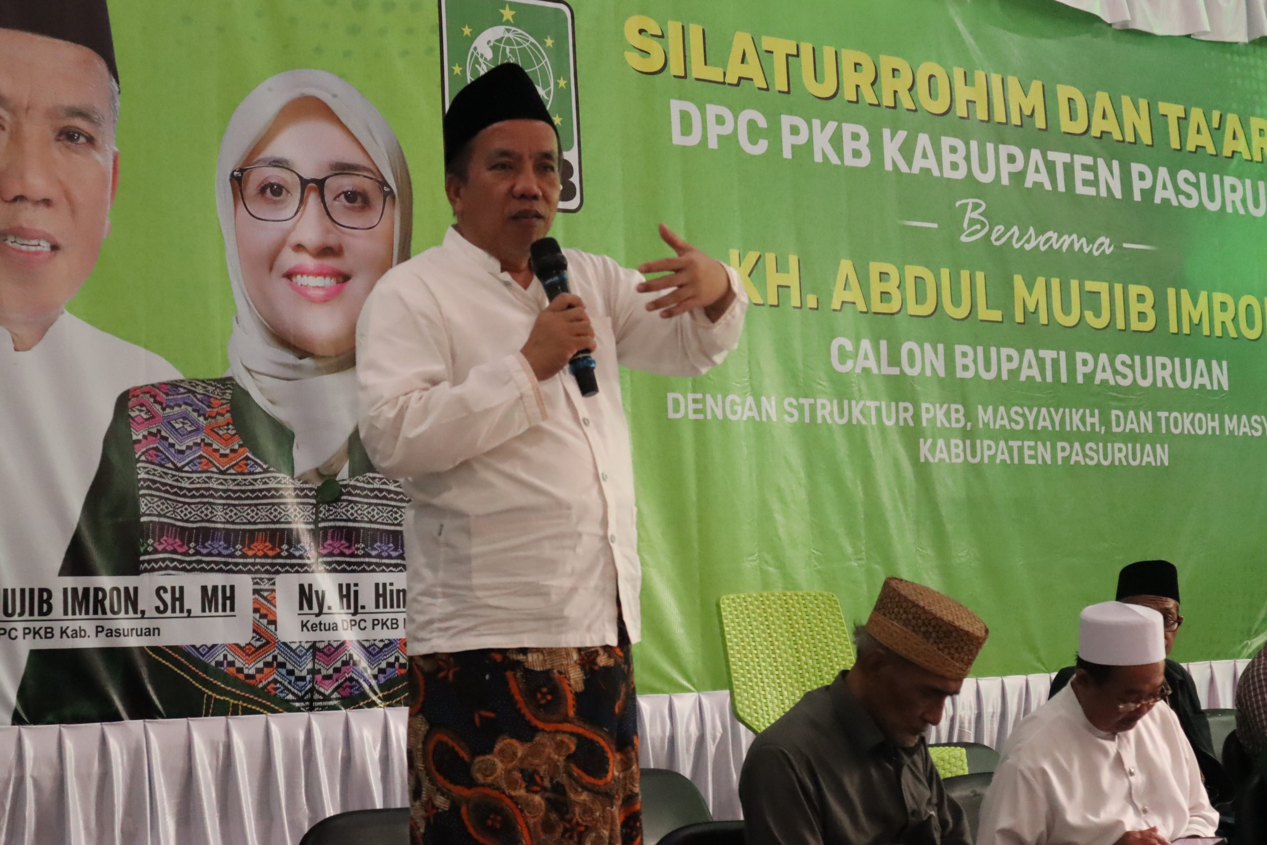 Silaturahmi dan Ta’aruf DPC PKB Kabupaten Pasuruan Bersama KH. Abdul Mujib Imron, Calon Bupati Pasuruan di Kraton