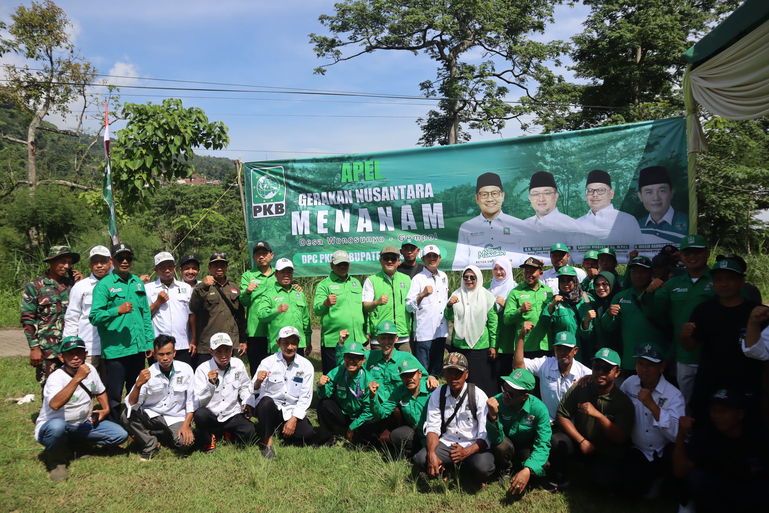 Gerakan Nusantara Menanam, PKB Pasuruan Tegaskan Politik Hijau Berkelanjutan